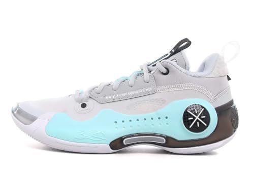 LI-NING WAY of WADE 10 Rainbow Men Basketball Shoes Lining Anti-Slip Professional Shock Absorption Sneakers Sports Shoes White Grey US