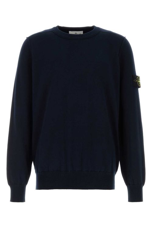 Neck Sweater — Navy