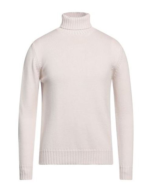 Man Turtleneck Ivory Size 40 Merino Wool