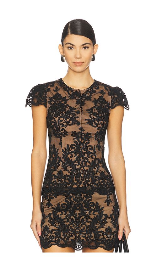 Stone Cold Fox x REVOLVE Parker Top in Black. XS. Also in L, M, S