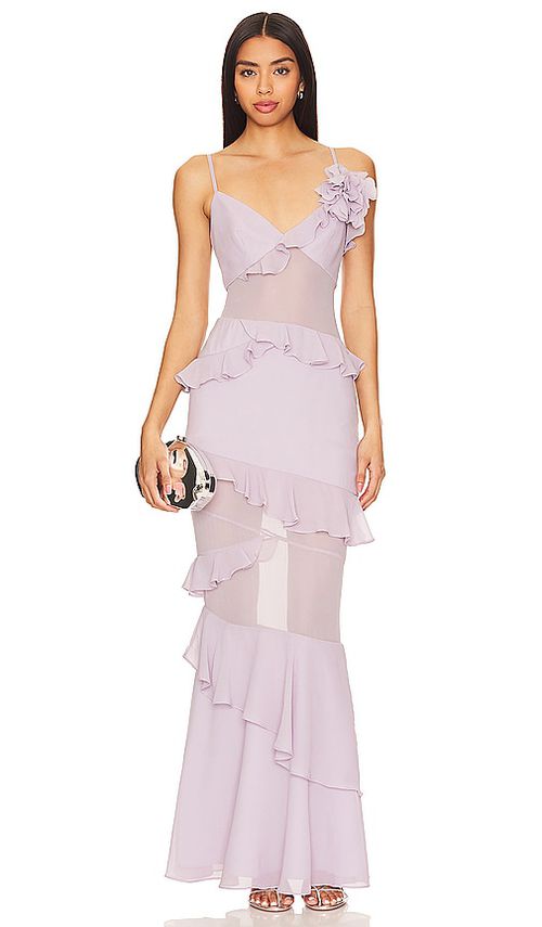Lovers and Friends Wisteria Gown in Lavender. - L also in M, S