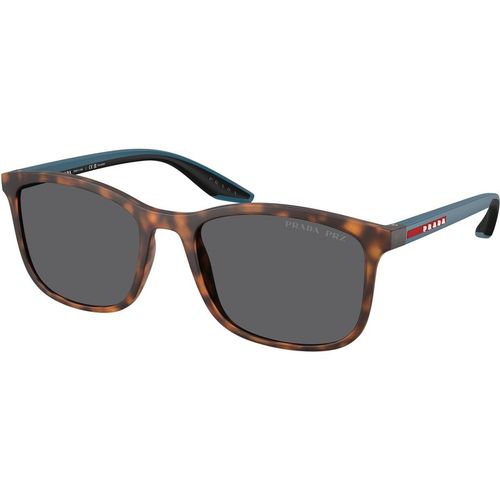 Prada Linea Rossa Man Prada Linea Rossa PS A08S U61144 Sunglasses Injected Turtle Grey Pillow Polarized