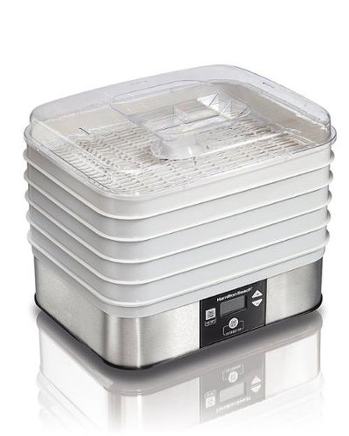 5-Tray Food Dehydrator - Silver/White