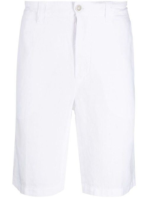Linen Bermuda shorts - White