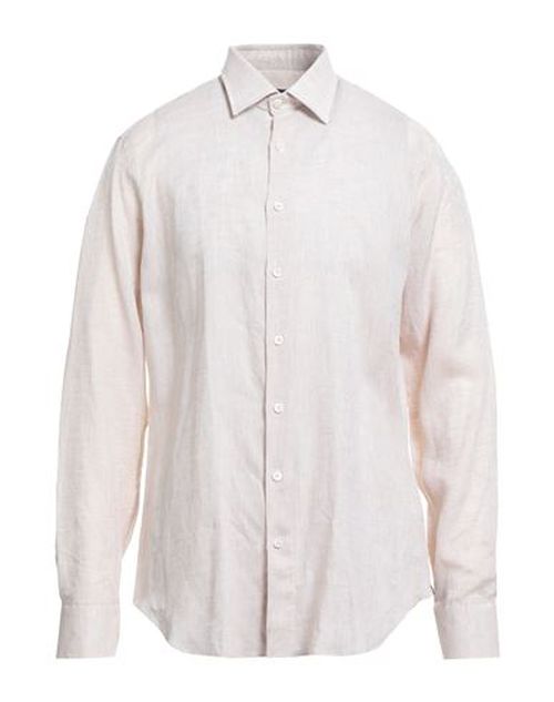 Man Shirt Beige Size 16 ½ Linen
