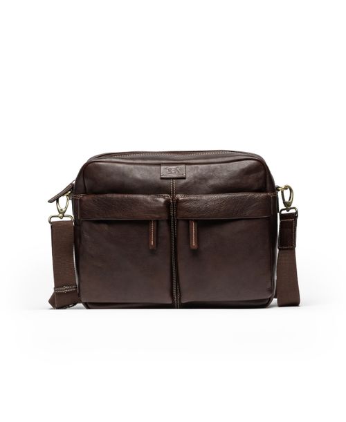 Men's Drury Messenger Bag - Chocolate