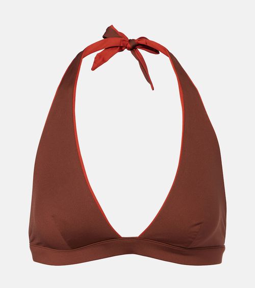 Bazia reversible halterneck bikini top