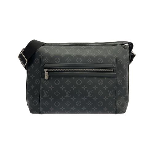 Louis Vuitton Black Coated Canvas Shoulder Bag Pre-Owned