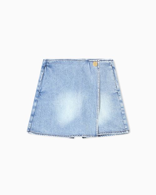 Lyocell Denim Shorts