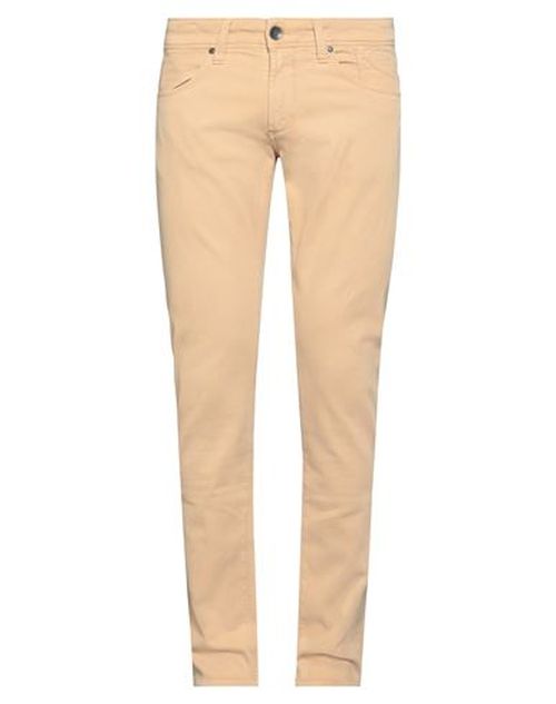 Man Pants Camel Size 35 Cotton, Lyocell, Lycra