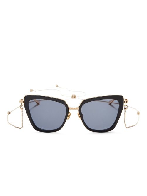 VALENTINO GARAVANI EYEWEAR VLS165 A Chain sunglasses - Black
