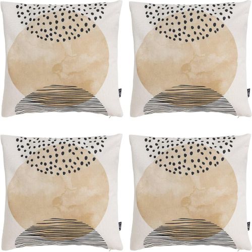 Indoor and Outdoor Waterproof Cushion Set of 4 Terracotta Waterproof Cushion