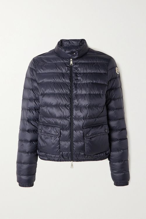 Lans Quilted Shell Down Jacket - Navy - 0
