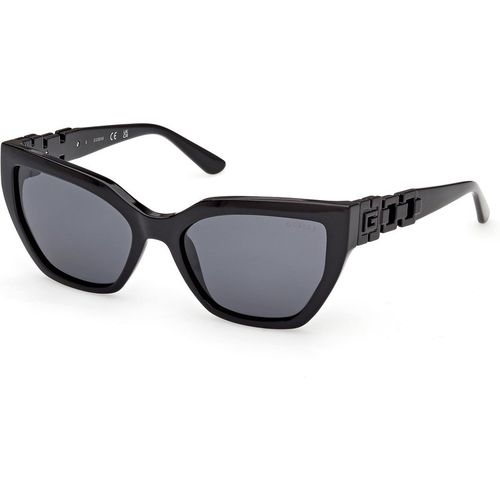Guess Mujer Guess GU00264 01D Gafas de sol Inyectado Negro Fumar Cat Eye Polarizado