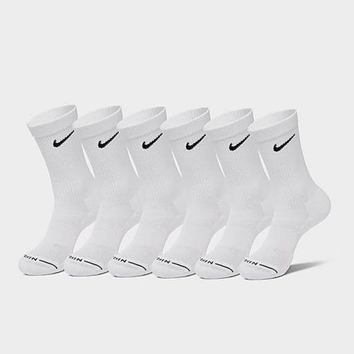 Men's Everyday Elevated Crew Socks (6-Pack) in White/Black