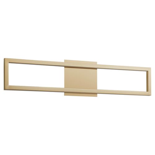 Aged Brass LED Bathroom Vanity Light from the Xanni Collection