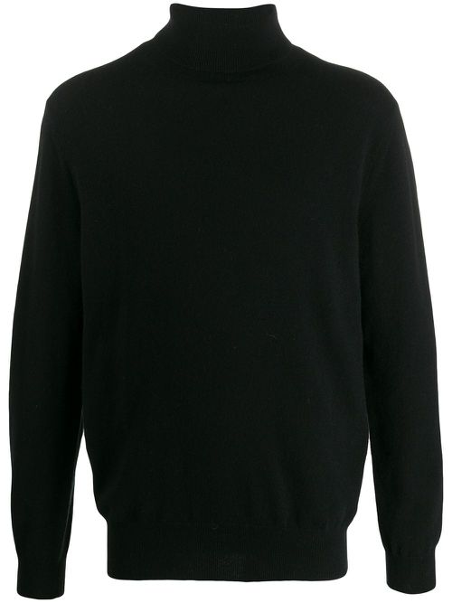 Roll neck jumper - Black