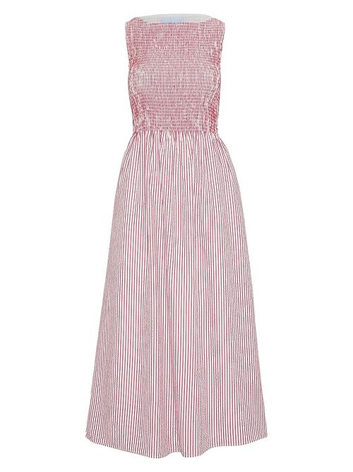 Women's The Cosima Nap Dress - Red Ticking Stripe