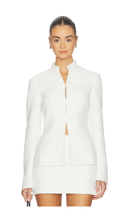 MAJORELLE Alba Jacket in Ivory. M. Also in L, S, XL