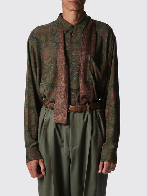 Shirt Men color Green