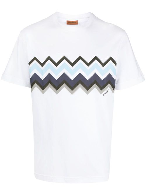 Graphic-print short sleeved T-shirt - White