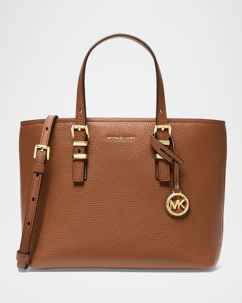 Quinn Small Leather East-West Crossbody Bag