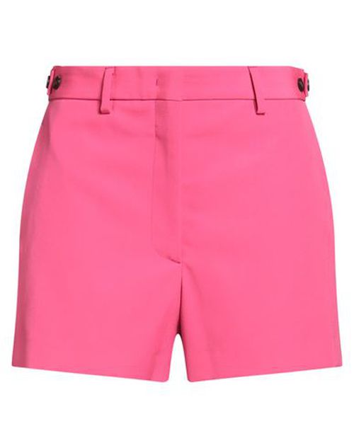 Woman Shorts & Bermuda Shorts Fuchsia Size 2 Polyester, Virgin Wool
