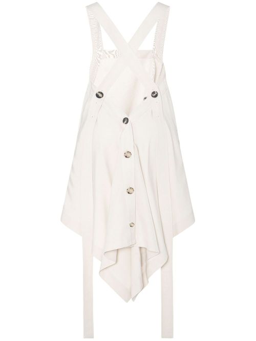 Draped shantung top - Neutrals