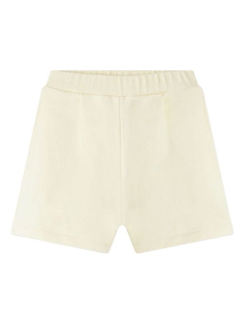 Organic-cotton track pants - Yellow
