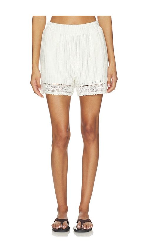 ALLSAINTS Elma Crochet Short in White. - XS also in M