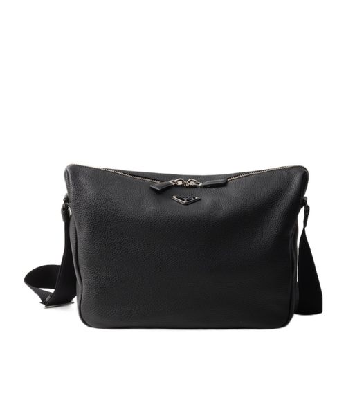 Leather shoulder bag