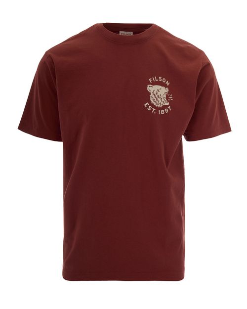 Red Logo Crew Neck T-Shirt