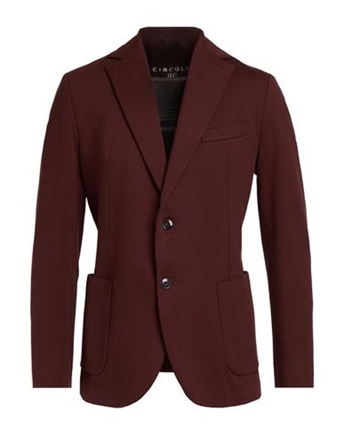 Man Blazer Chocolate brown Size 44 Cotton, Elastane
