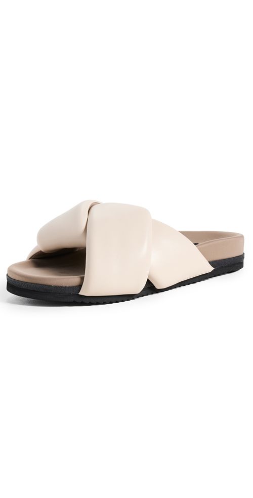Foldy Puffy Slides Cream