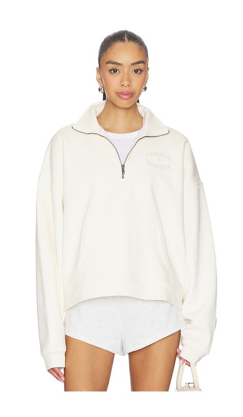 Favorite Daughter The Favorite Daughter Half Zip Sweater in Multi. L. Also in M, S