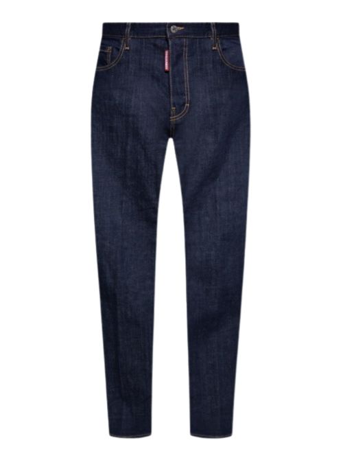 Dsquared2 Dark Rince Wash 642 Navy Blue Jeans - Navy / W