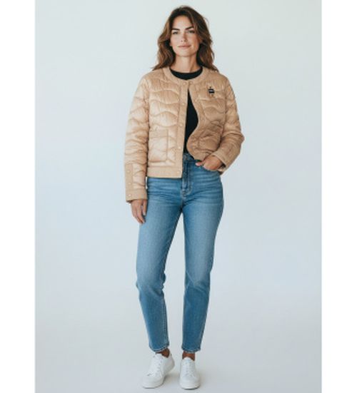 Blauer pour femme. 26SBLDC02176 Manteau Hadley marron S, Casuel, Polyester