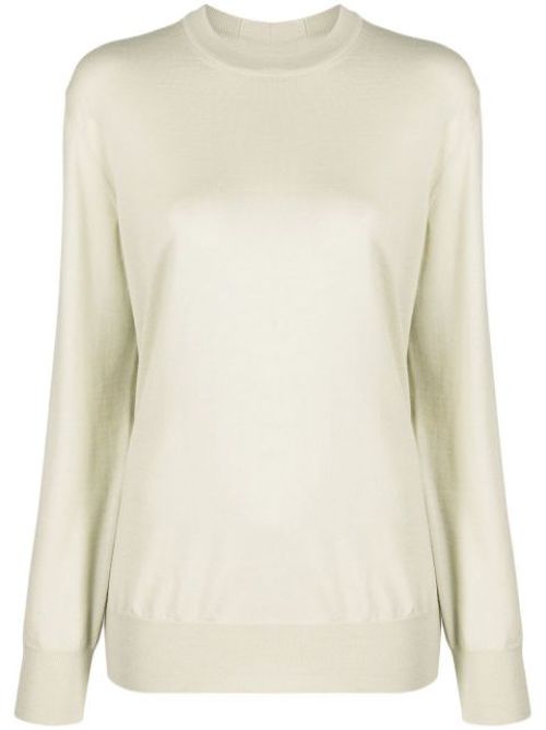 Crew-neck wool jumper