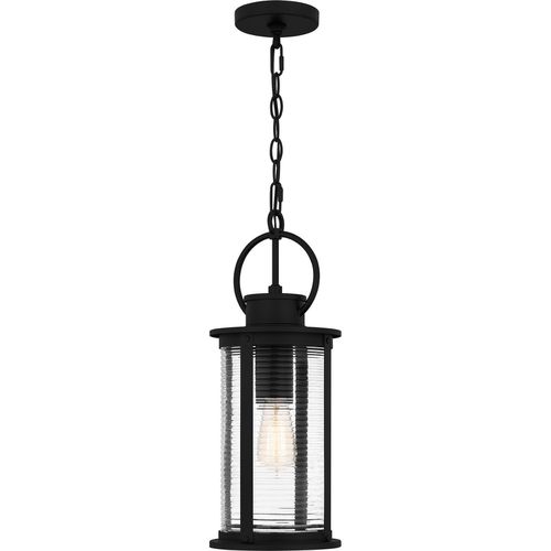 Matte Black One Light Mini Pendant from the Tilmore Collection