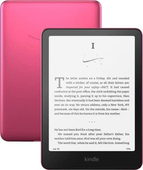 Kindle Paperwhite Signature Edition (32 GB) – Our fastest Kindle with wireless charging, and weeks of battery life - 2024 - Metallic Raspberry
