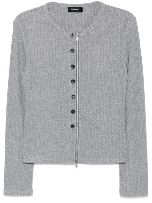 Zip-up top - Grey