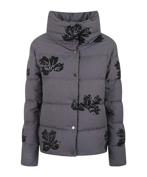 Embroidered Flannel Jacket