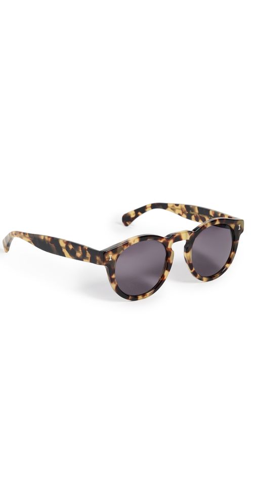 NEW ILLESTEVA women\'s leonard cher sunglasses in black/dark olive illesteva Women main image 4