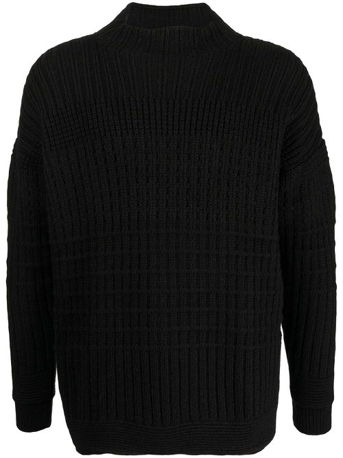 The Plough wool jumper - Black