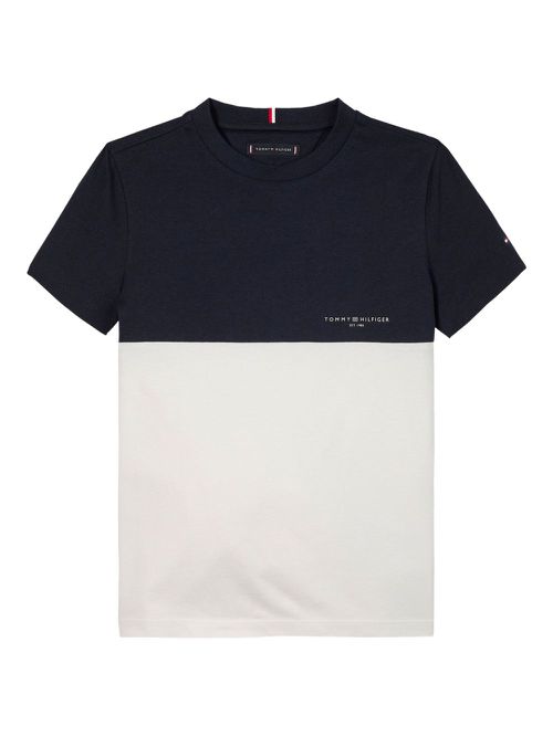 Tommy Hilfiger Junior two-tone T-shirt - Blue