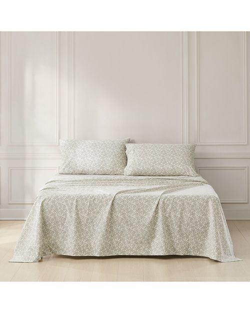 Zara Floral Block Cotton Sheet Set