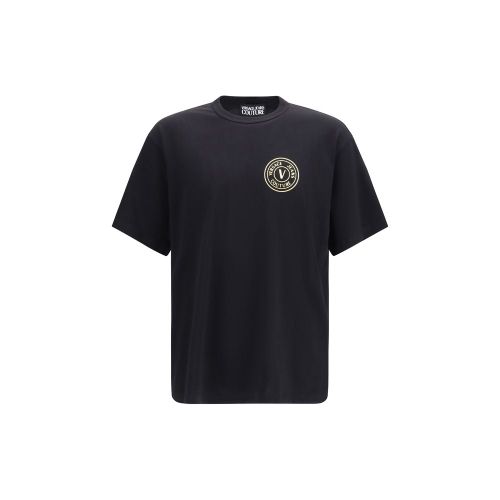 Logo-Embroidered Cotton T-shirt — Black