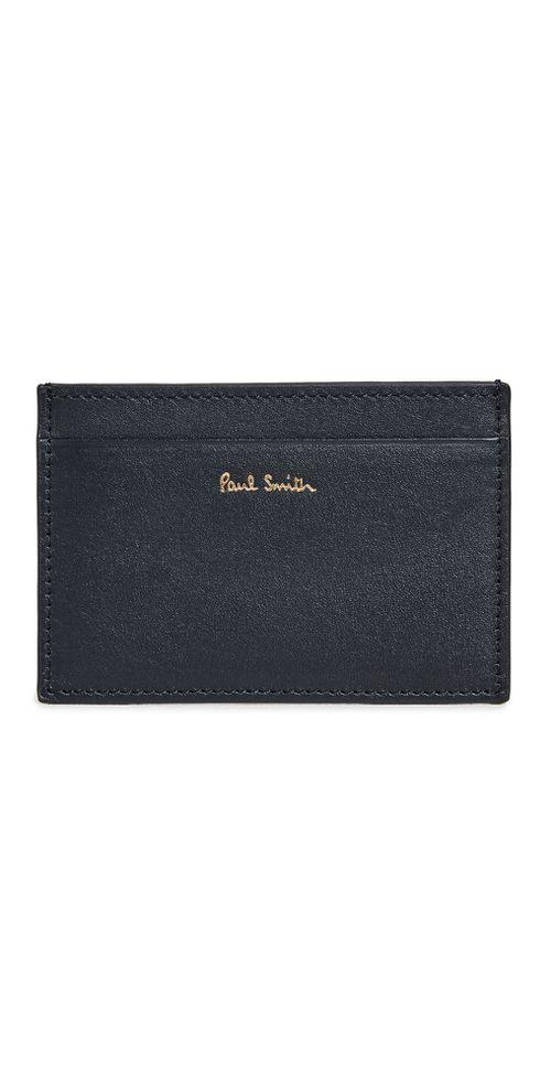 Multi Stripe Card Case Blacks One Size