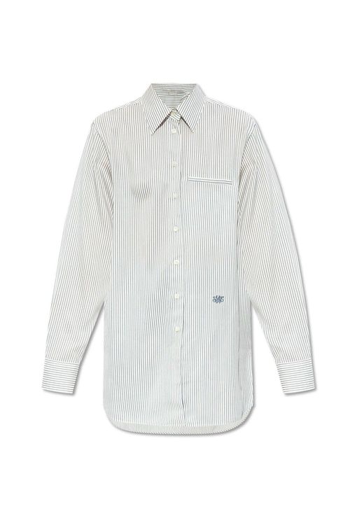 Logo Pinstripe Shirt