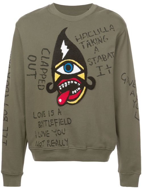 NYC Drama sweatshirt - Green